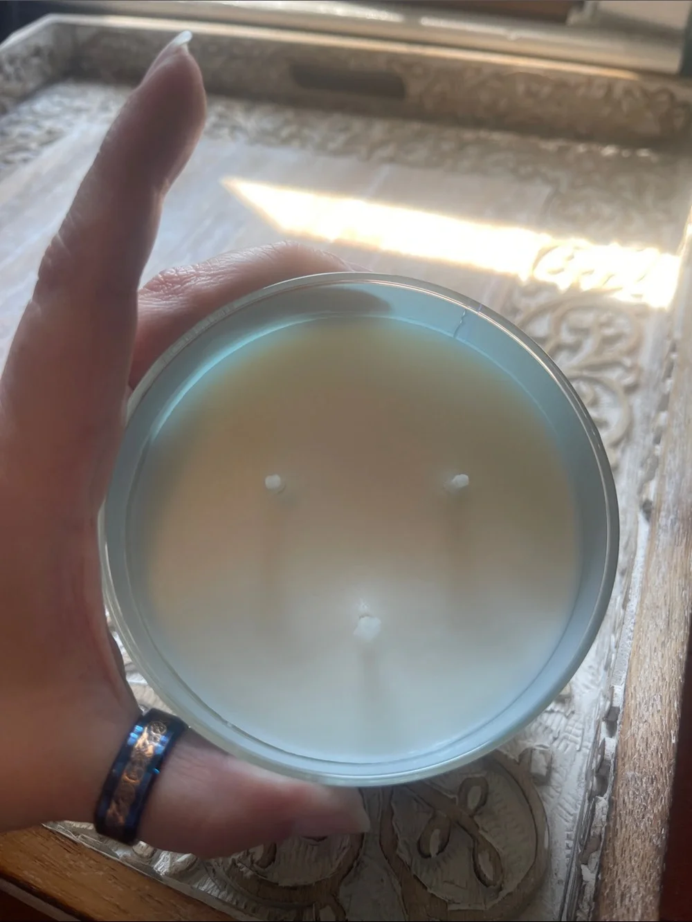 Bath & Body Works Sea Salt & Sails Candle - Blue, White